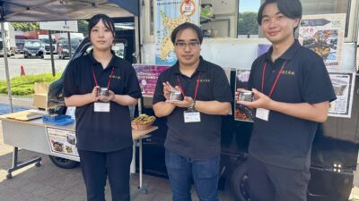 「黒アヒージョ」試食会＆販売を実施しました