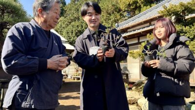 山武市 盆栽体験＆みかん狩りツアーを実施しました